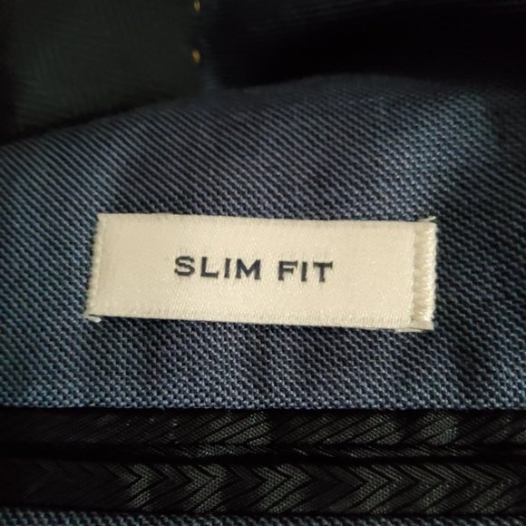 Joseph Aboud Blue Suit, Slim & Tall, 40L / 38x34 - Picture 7 of 13